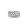 Vintage 1980's ring in white gold and diamonds - 00pp thumbnail