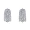 Vintage 1980's earrings in white gold and diamonds for 5 carats - 00pp thumbnail