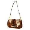 Dior Dior Malice handbag in beige and brown foal and brown leather - 00pp thumbnail