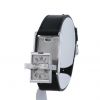 Cartier Tank Basculante watch in stainless steel Ref:  2405 Circa  1990 - Detail D2 thumbnail