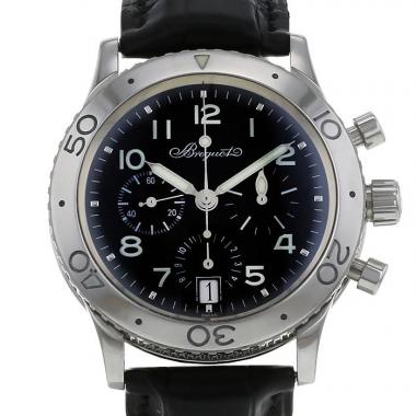 Orologio Breguet Type XX-Transatlantique in acciaio Ref :  3820 Circa  2000