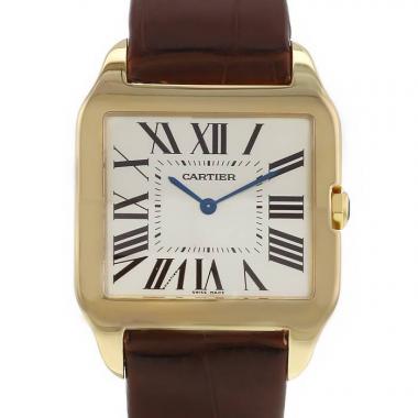 gold cartier santos