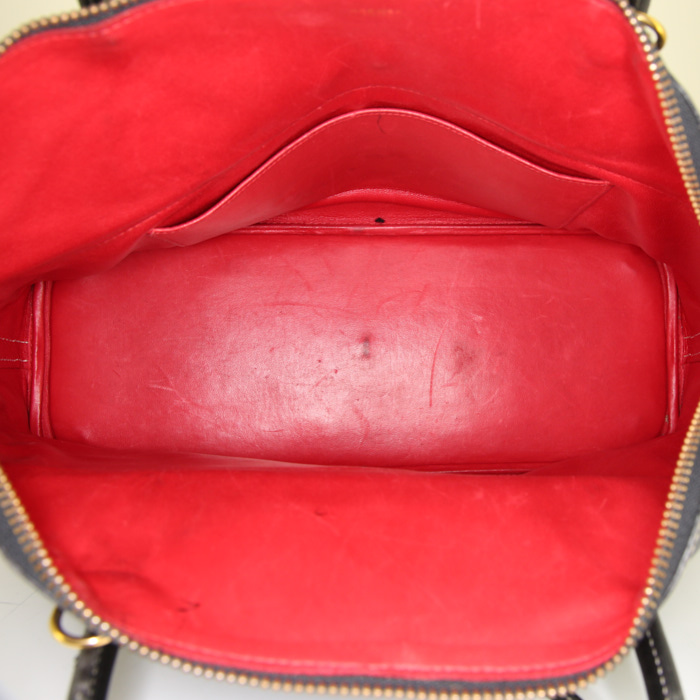 Hermes Bolide large model handbag in black Swift leather - Detail D3