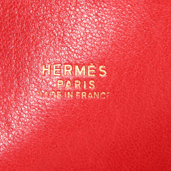 Sac à main Hermes Bolide grand modèle en cuir Swift noir - Detail D4
