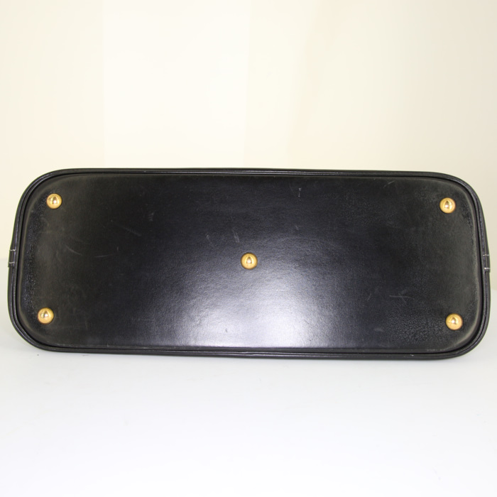 Sac à main Hermes Bolide grand modèle en cuir Swift noir - Detail D5