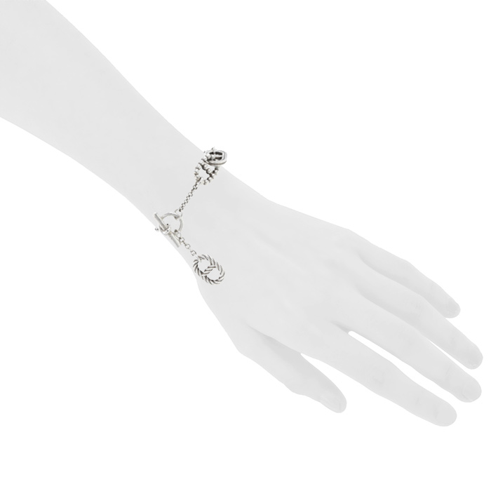 Hermes Parade small model bracelet in silver - Detail D1