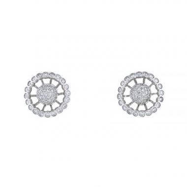 Orecchini Boucheron Ma Jolie in oro bianco e diamanti