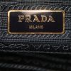 Prada Galleria large model handbag in blue leather saffiano - Detail D3 thumbnail