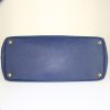 Prada Galleria large model handbag in blue leather saffiano - Detail D4 thumbnail