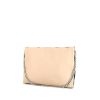 Céline Trio pouch in powder pink, black and white leather - 00pp thumbnail