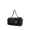 Bolso de mano Chanel Petit Shopping en charol negro - 00pp thumbnail