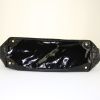 Chanel Petit Shopping handbag in black patent leather - Detail D4 thumbnail
