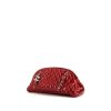 Chanel Mademoiselle handbag in red patent quilted leather - 00pp thumbnail