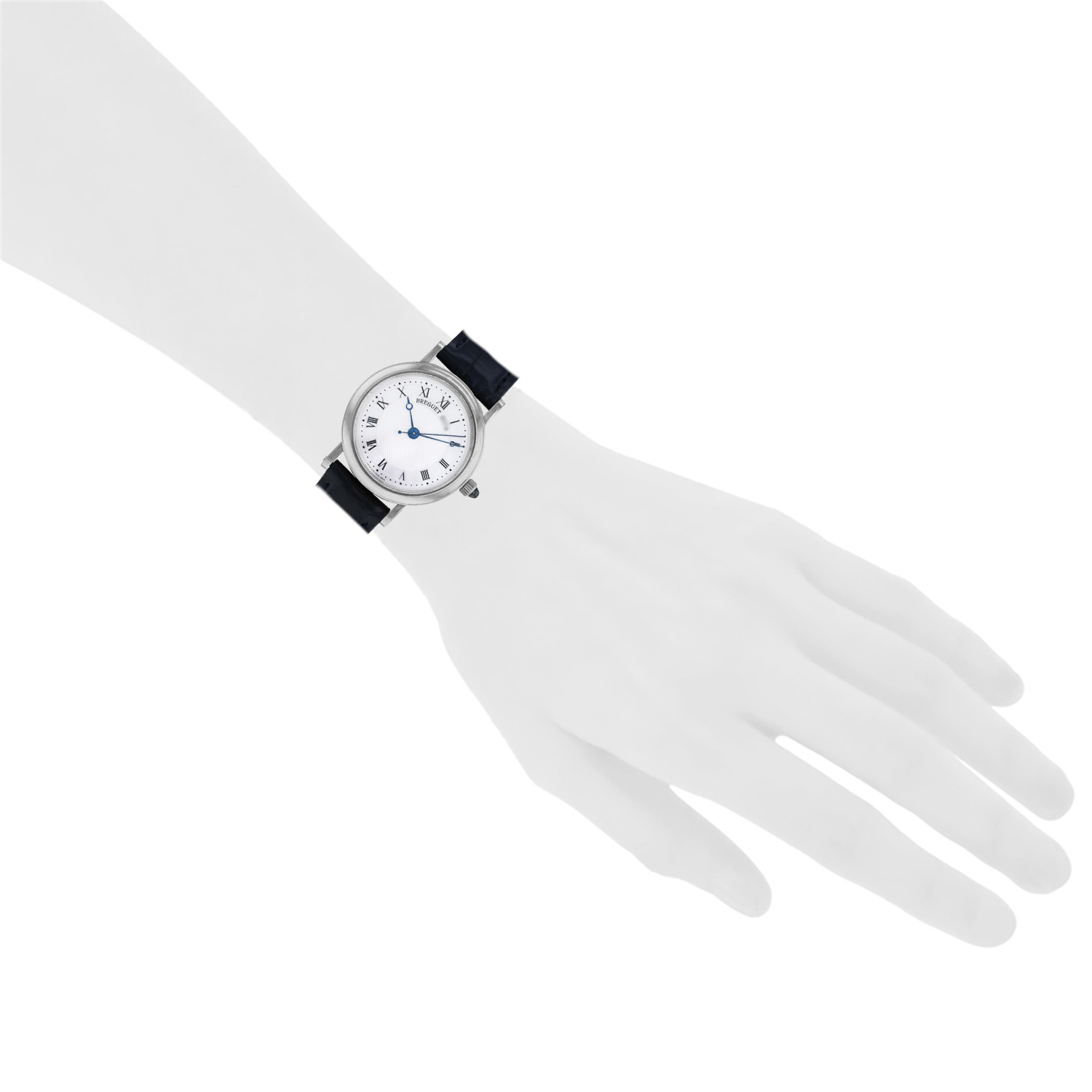 Montre Breguet Classic en or blanc Ref :  8067 Vers  2000 - Detail D1