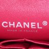 Chanel Timeless Classic bag worn on the shoulder or carried in the hand in pink quilted leather - Detail D4 thumbnail