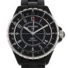 Chanel J12 watch in black ceramic Ref:  H1628 Circa  2014 - 00pp thumbnail