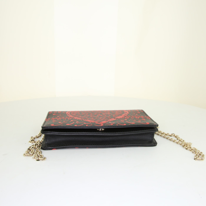 Sac Dior en cuir noir - Detail D4