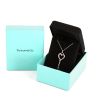 Collar Tiffany & Co Clé Coeur en oro blanco y diamantes - Detail D2 thumbnail