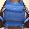 Dior Open Bar shopping bag in blue leather - Detail D3 thumbnail