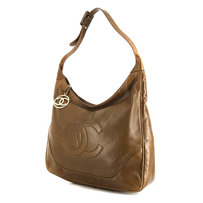 Sold at Auction: CHANEL VINTAGE TOTE 2 EXTERIOR POCKETS IN LIGHT BROWN  SUEDE LEATHER AND DARK BROWN SMOOTH LEATHER