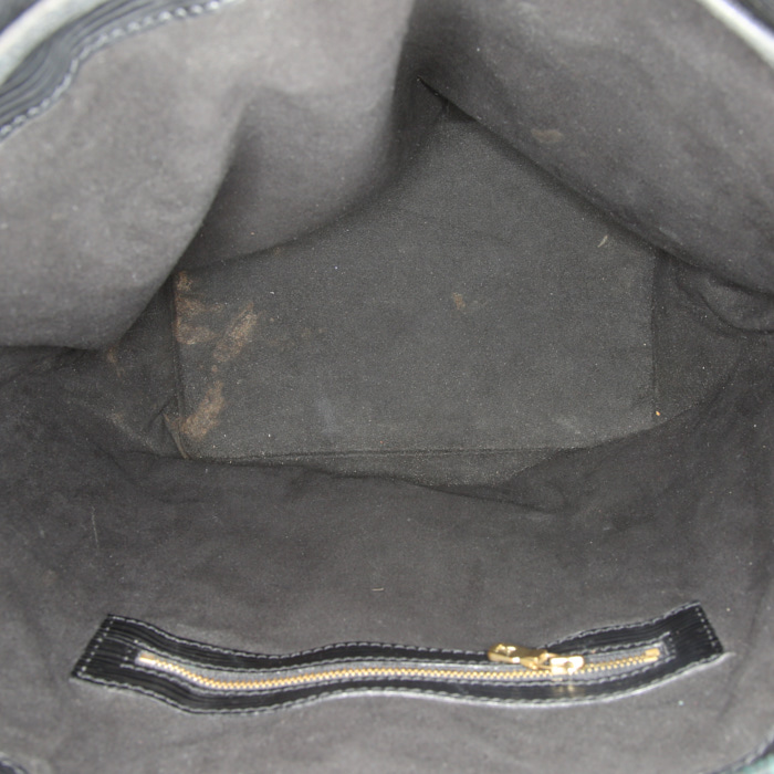 Bolso Cabás Louis Vuitton grand Noé en cuero Epi negro - Detail D2