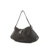 Fendi Selleria bag worn on the shoulder or carried in the hand in black grained leather - 00pp thumbnail