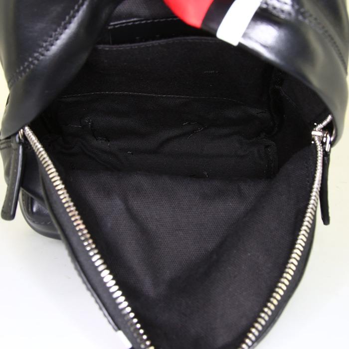 Zaino Givenchy in pelle rossa nera e bianca - Detail D2