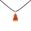 Pendentif Buddha Cartier en or jaune et corail - 00pp thumbnail