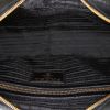 Prada Bauletto handbag in black leather saffiano - Detail D2 thumbnail