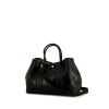 Hermes Garden shopping bag in brown leather - 00pp thumbnail