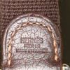 Hermes Garden shopping bag in brown Amazonia leather - Detail D4 thumbnail