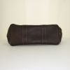 Hermes Garden shopping bag in brown leather - Detail D5 thumbnail