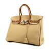 Hermes Birkin 35 cm handbag in beige and gold togo leather - 00pp thumbnail