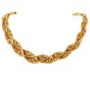 Flexible Vintage 1950's necklace in yellow gold - 00pp thumbnail