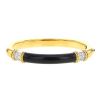 Fred 1970's bracelet in yellow gold,  diamonds and onyx - 00pp thumbnail