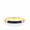 Bracelet époque années 70 Fred en or jaune,  diamants et onyx noir - 360 thumbnail