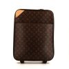 Valigia Louis Vuitton Pegase in tela monogram marrone e pelle naturale - 360 thumbnail