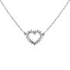 Vintage 1990's necklace in white gold and diamonds - 00pp thumbnail