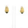 Bulgari 1980's earrings in yellow gold and peridots - 360 thumbnail
