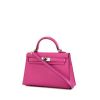 Hermès Kelly 20 cm shoulder bag in pink epsom leather - 00pp thumbnail