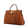 Hermes Kelly 35 cm handbag in gold togo leather - 00pp thumbnail