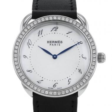 Montre Hermes Arceau en acier Ref :  AR5.730 Vers  2009