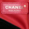 Borsa a tracolla Chanel Timeless in velluto trapuntato tricolore rosso nero e blu marino - Detail D3 thumbnail