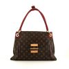 Louis Vuitton Olympe shoulder bag in brown monogram canvas and red leather - 360 thumbnail