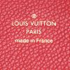 Borsa a spalla Louis Vuitton Olympe in tela monogram cerata marrone e pelle rossa - Detail D3 thumbnail