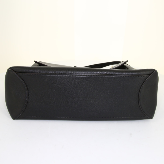 Bolso de mano Chloé Faye Day en cuero negro - Detail D5