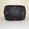 Gucci handbag in black canvas and black leather - Detail D4 thumbnail