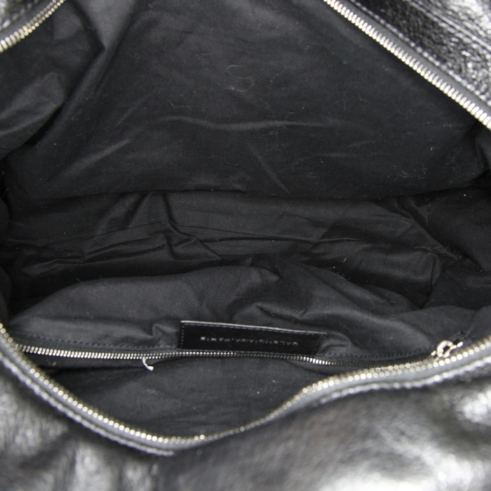 Balenciaga Work handbag in black leather - Detail D2