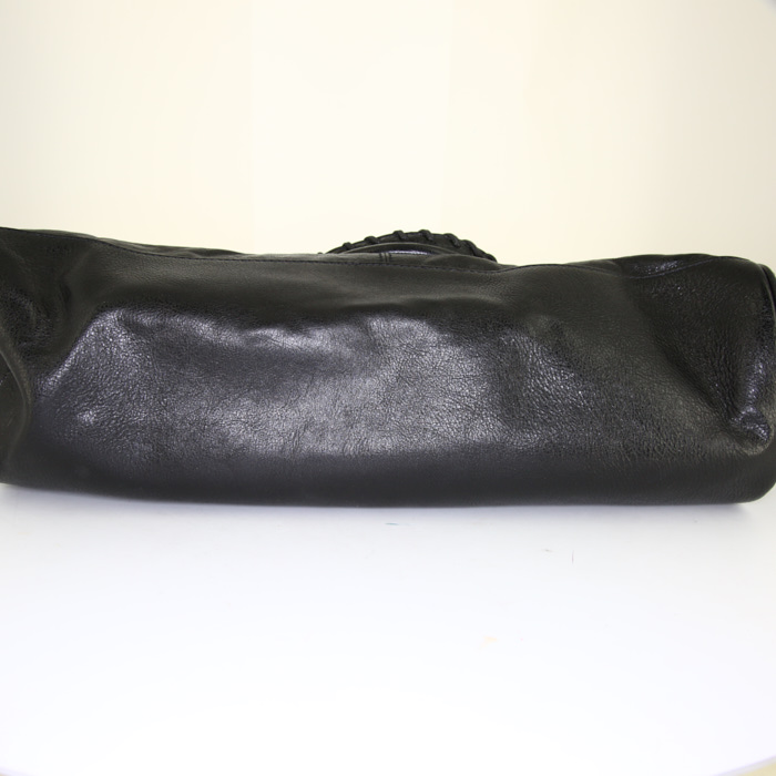 Borsa Balenciaga Work in pelle nera - Detail D4