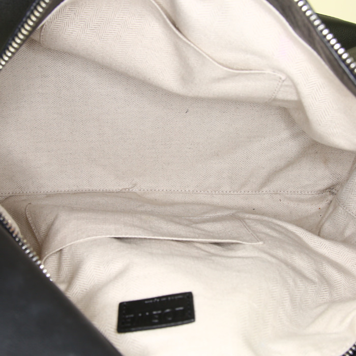 Loewe Puzzle large model handbag in black leather - Detail D3